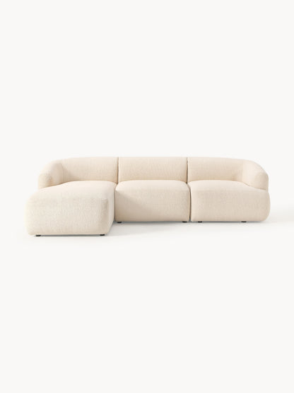 Fialdi Modular Bouclé Corner Sofa (3-Seater)
