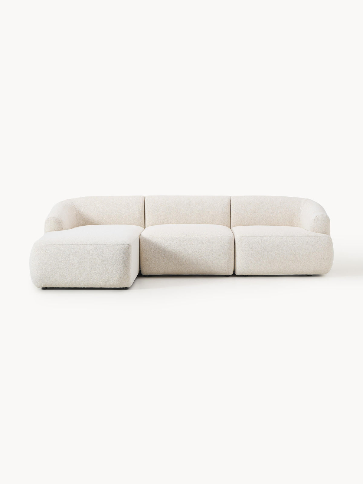 Fialdi Modular Bouclé Corner Sofa (3-Seater)