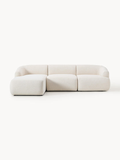 Fialdi Modular Bouclé Corner Sofa (3-Seater)