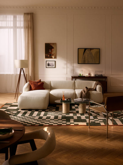 Fialdi Modular Bouclé Corner Sofa (3-Seater)