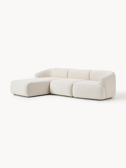 Fialdi Modular Bouclé Corner Sofa (3-Seater)
