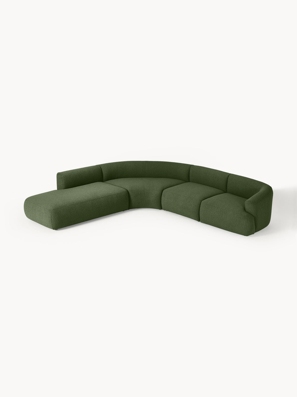 Fialdi Modular Bouclé Corner Sofa (4-Seater)