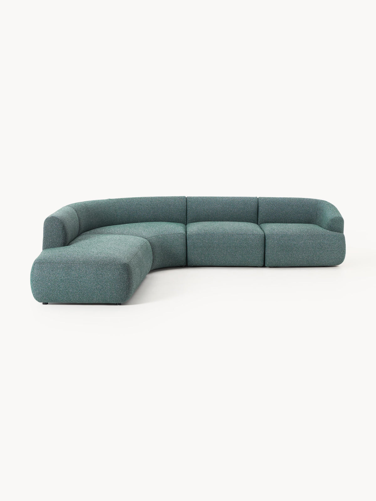 Fialdi Modular Bouclé Corner Sofa (4-Seater)