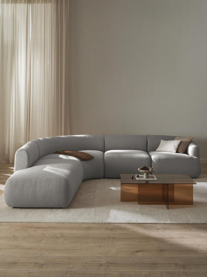 Fialdi Modular Bouclé Corner Sofa (4-Seater)