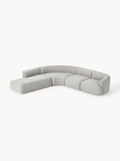 Fialdi Modular Bouclé Corner Sofa (4-Seater)