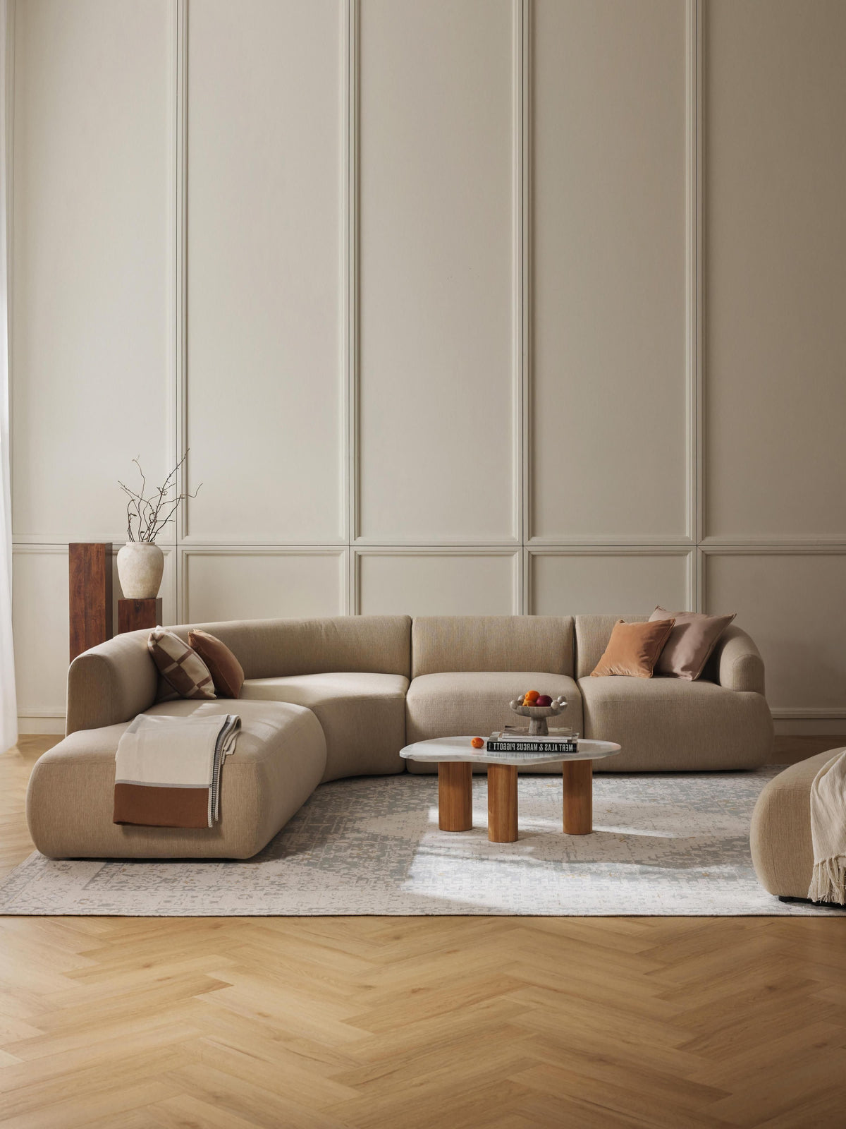 Fialdi Modular Corner Sofa (4-Seater)