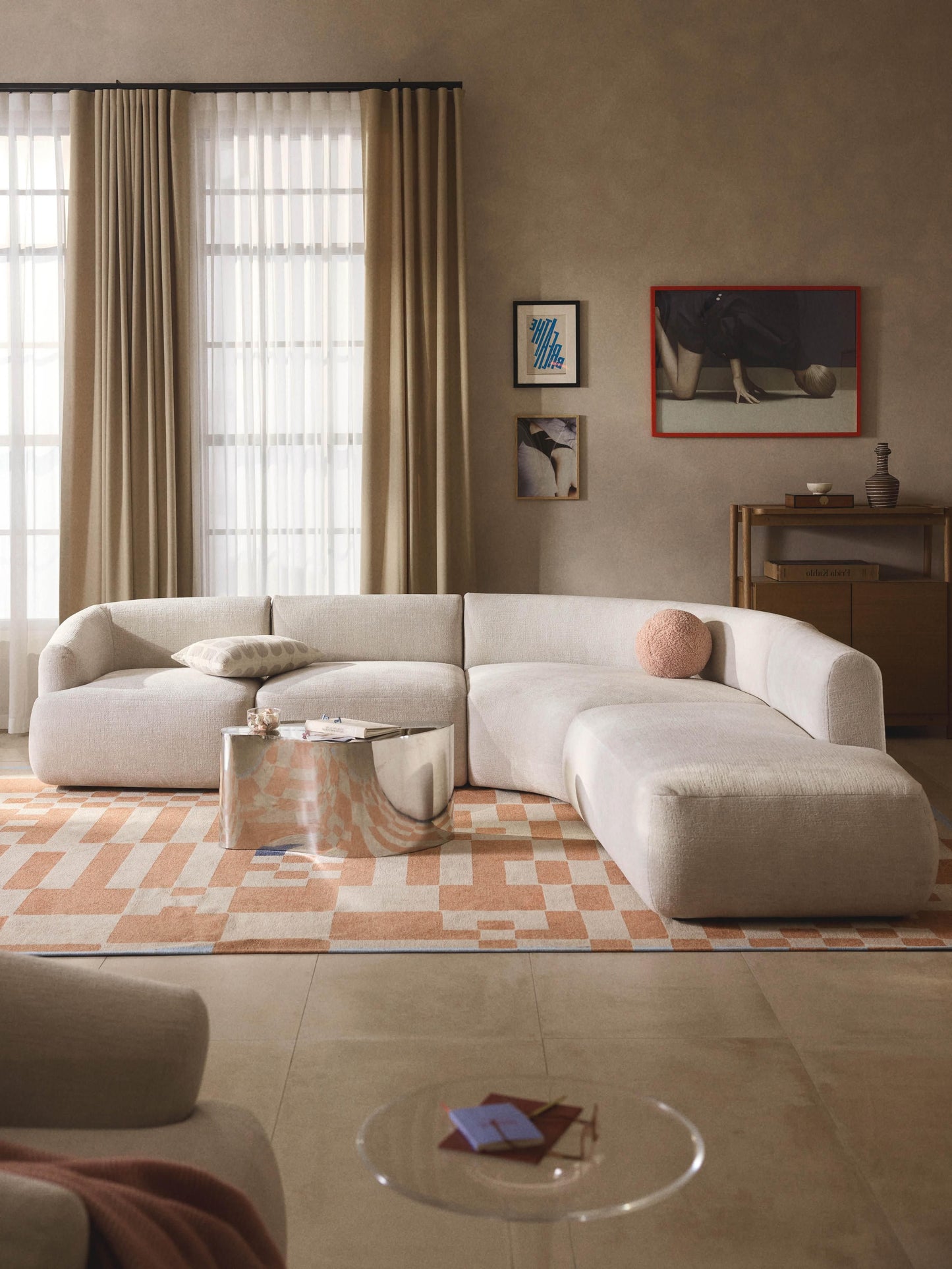 Fialdi Modular Corner Sofa (4-Seater)
