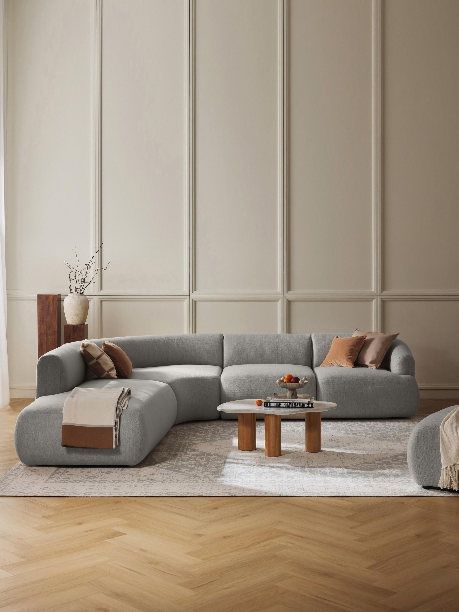 Fialdi Modular Corner Sofa (4-Seater)
