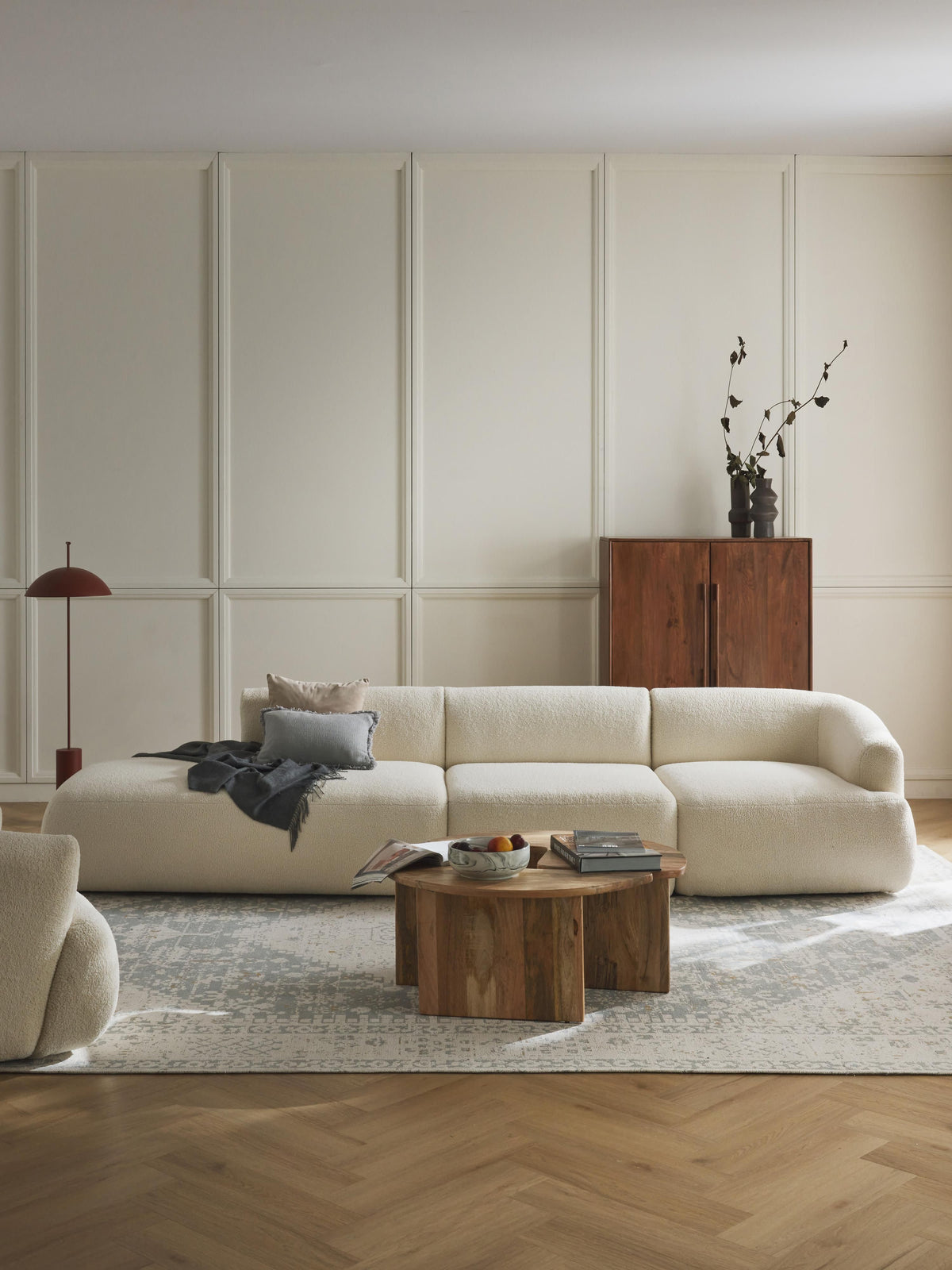 Fialdi Modular Teddy Ottoman (3-Seater)