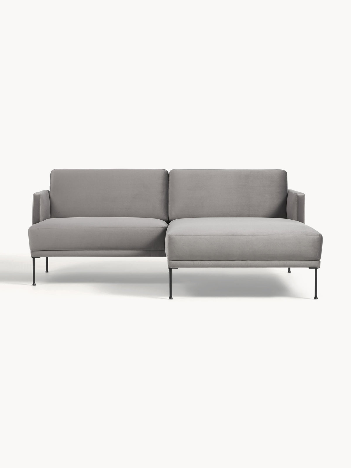Fluenzia Small Velvet Corner Sofa