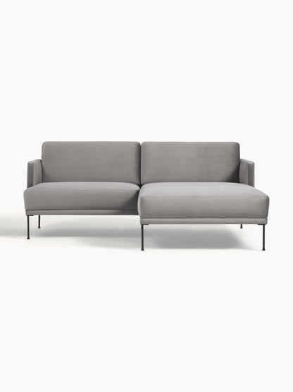 Fluenzia Small Velvet Corner Sofa