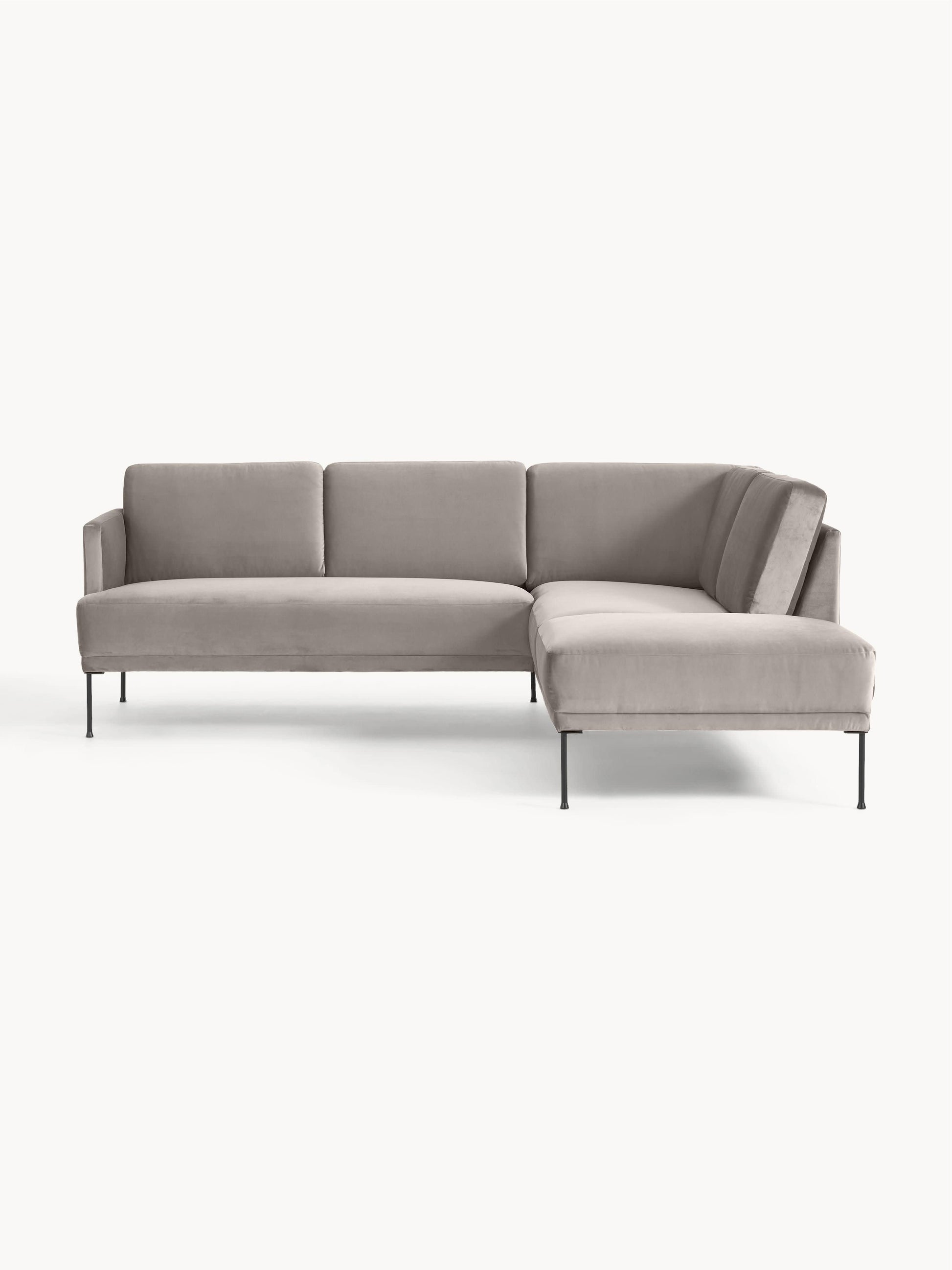 Fluenzia Velvet Corner Sofa