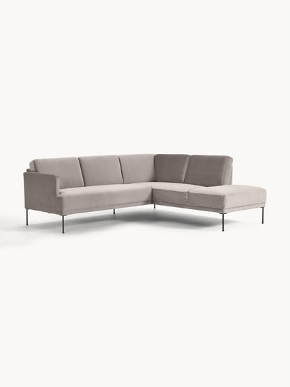 Fluenzia Velvet Corner Sofa