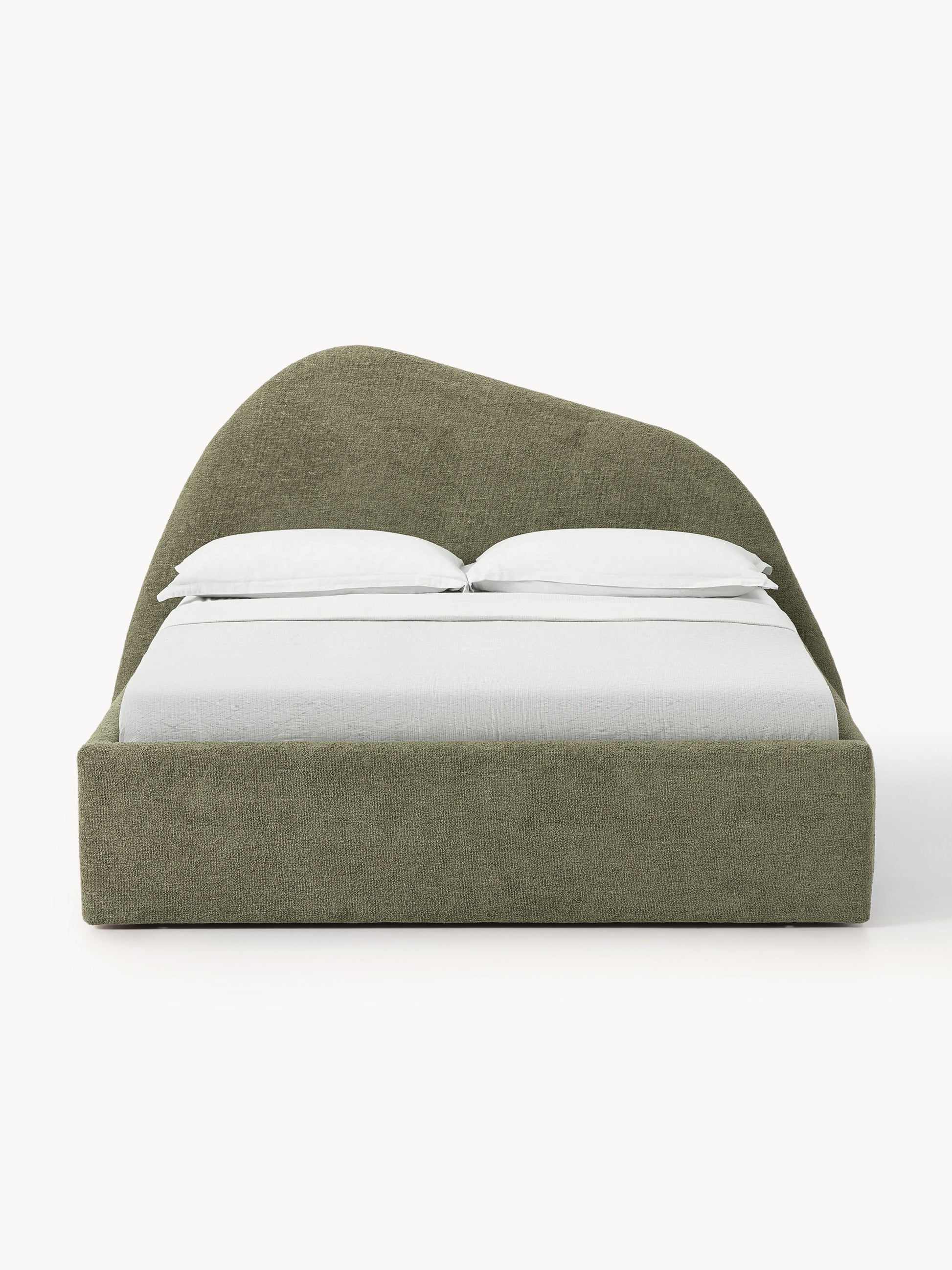 Garreau Upholstered Bed in Bouclé