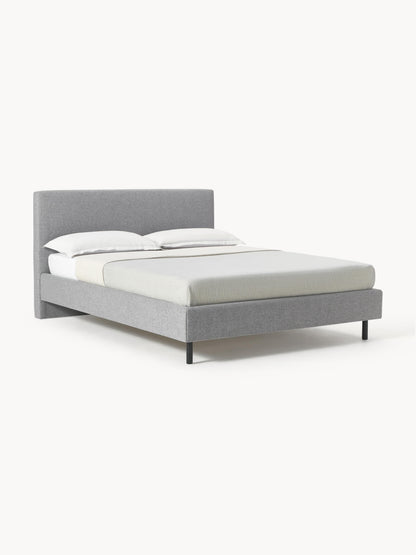 Giulandre Upholstered Bed with Wooden Feet