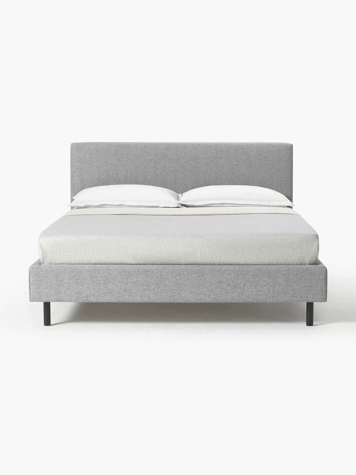 Giulandre Upholstered Bed with Wooden Feet