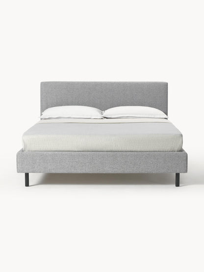 Giulandre Upholstered Bed with Wooden Feet