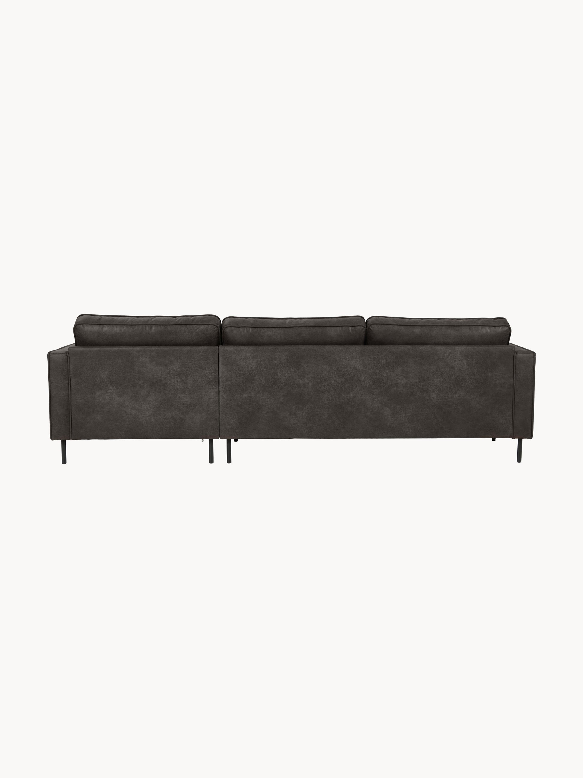 Hunteaux Leather Corner Sofa (3-Seater)