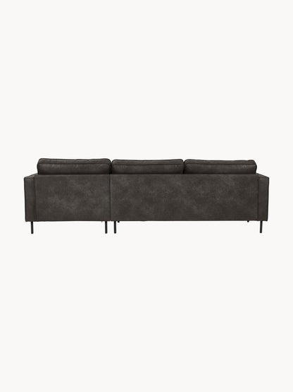 Hunteaux Leather Corner Sofa (3-Seater)