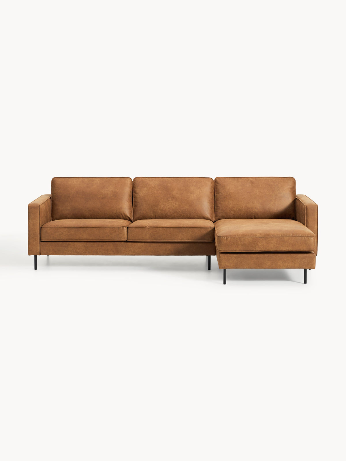 Hunteaux Leather Corner Sofa (3-Seater)