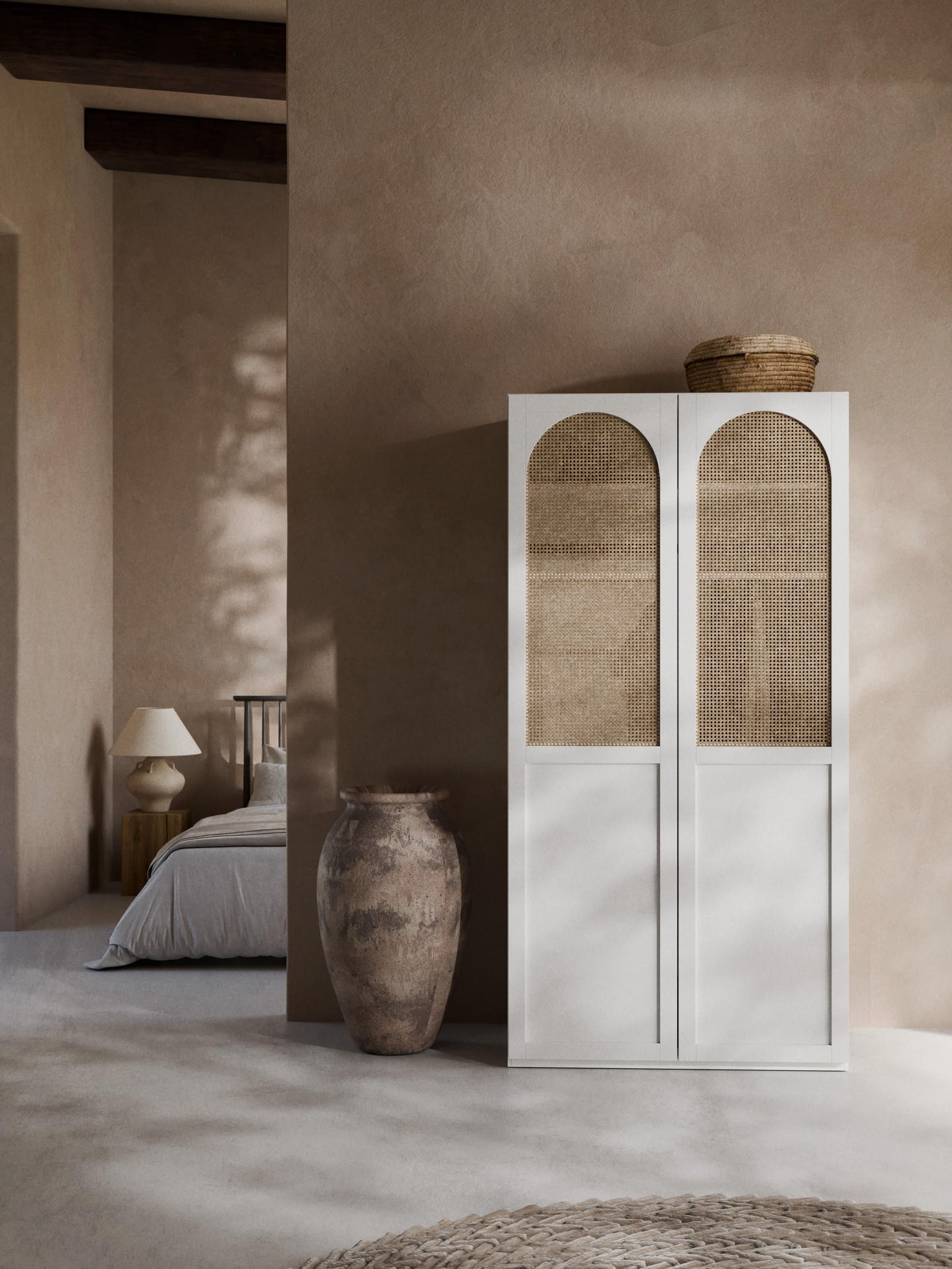 Jeannelle Modular Hinged-Door Wardrobe, 100 cm Wide, in Various Sizes