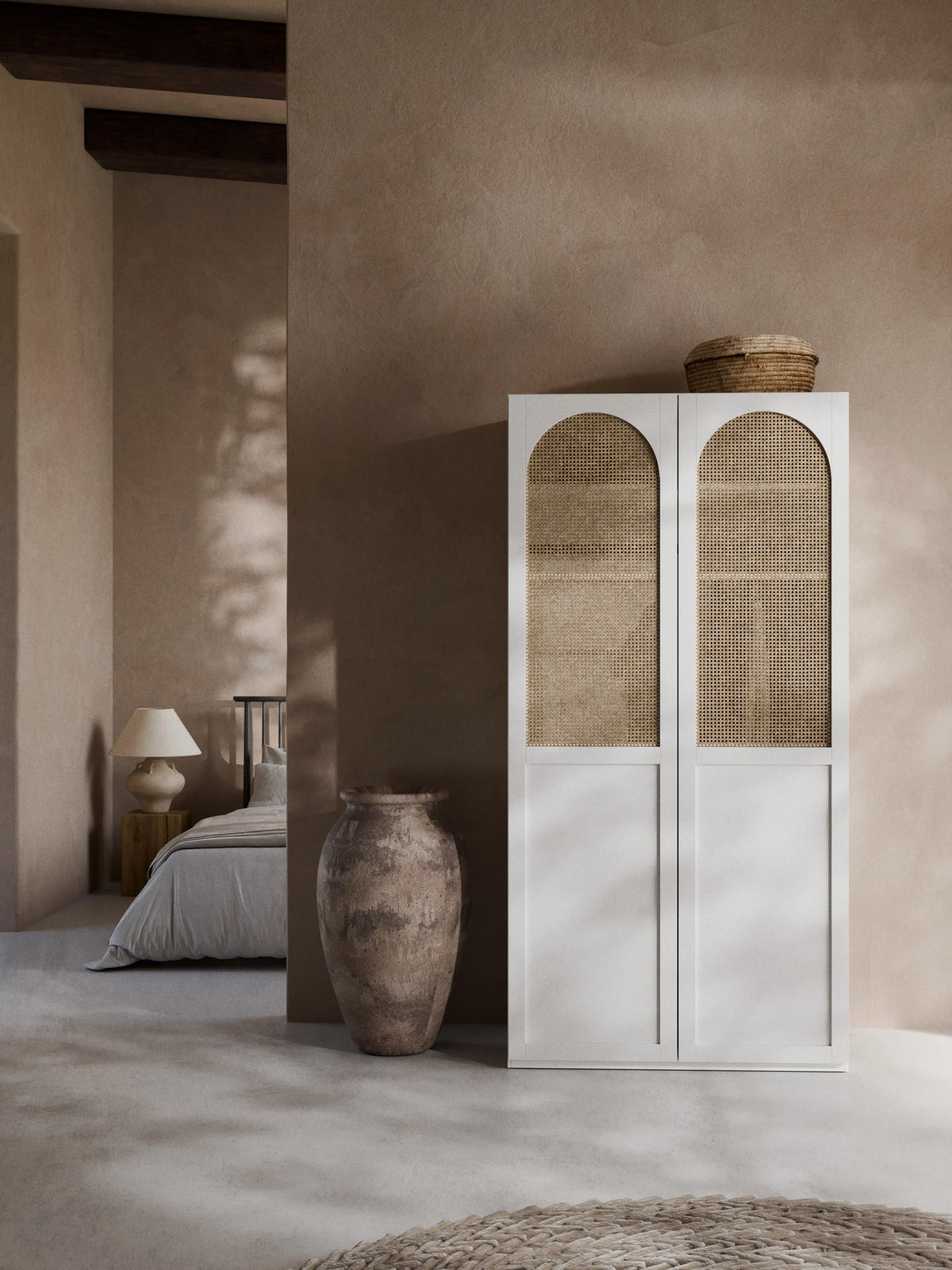 Jeannelle Modular Hinged-Door Wardrobe, 100 cm Wide, in Various Sizes
