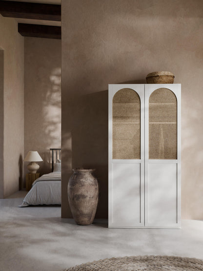 Jeannelle Modular Hinged-Door Wardrobe, 100 cm Wide, in Various Sizes