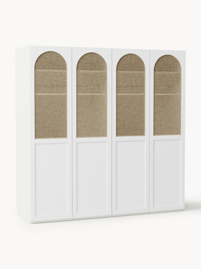 Jeannelle Modular Hinged-Door Wardrobe, 200 cm Wide, in Various Sizes