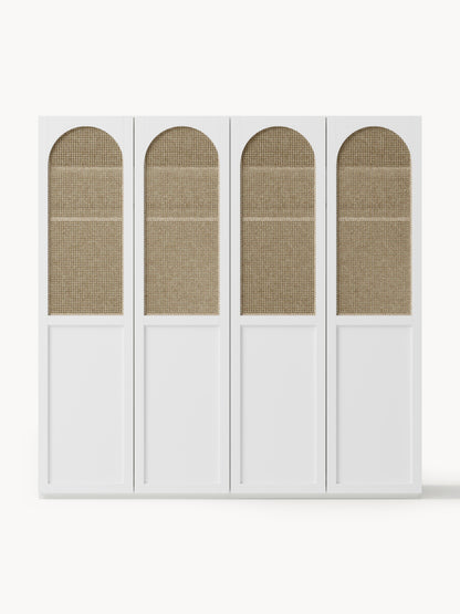 Jeannelle Modular Hinged-Door Wardrobe, 200 cm Wide, in Various Sizes