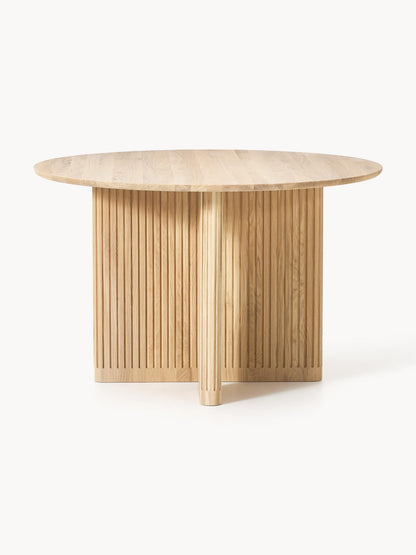 Jolkosa Round Dining Table in Oak, Ø 120 cm