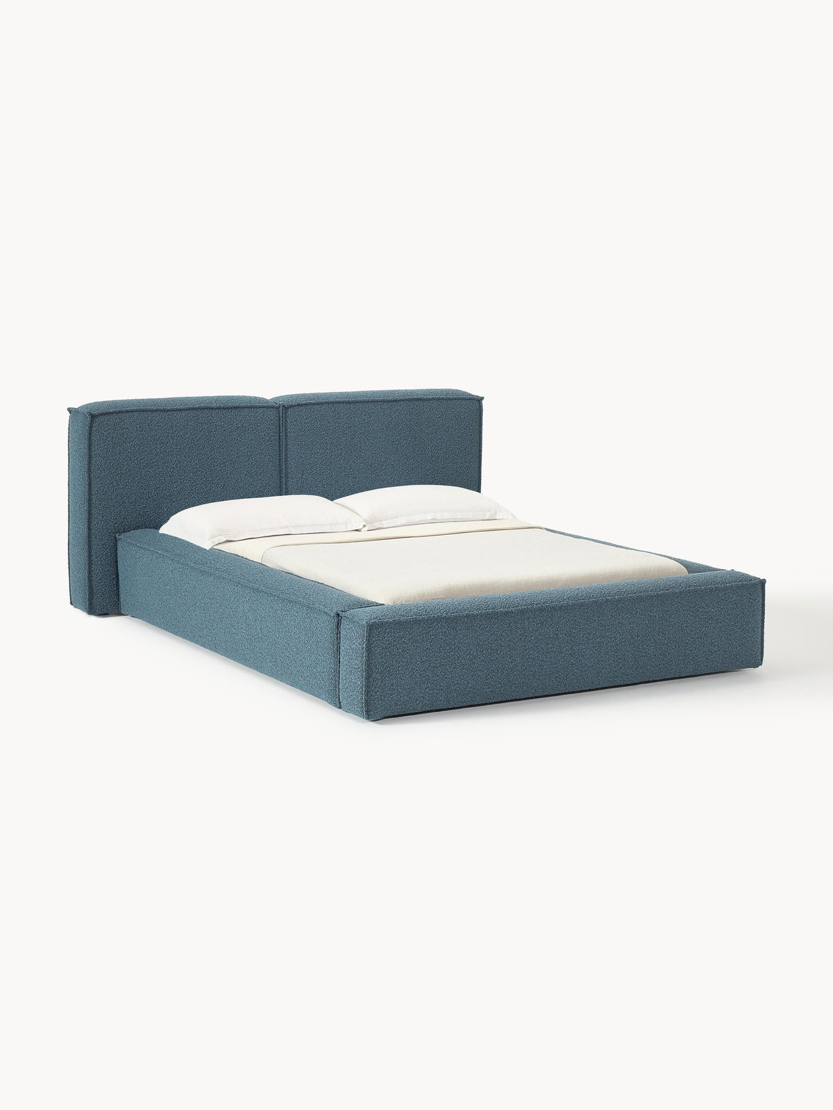 Lennaster Bouclé Upholstered Bed