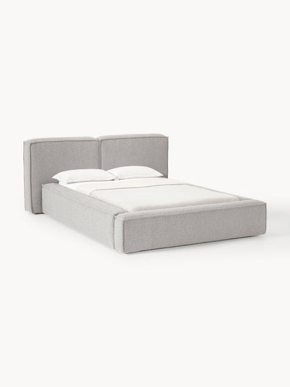 Lennaster Bouclé Upholstered Bed