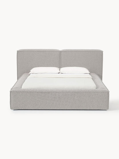Lennaster Bouclé Upholstered Bed