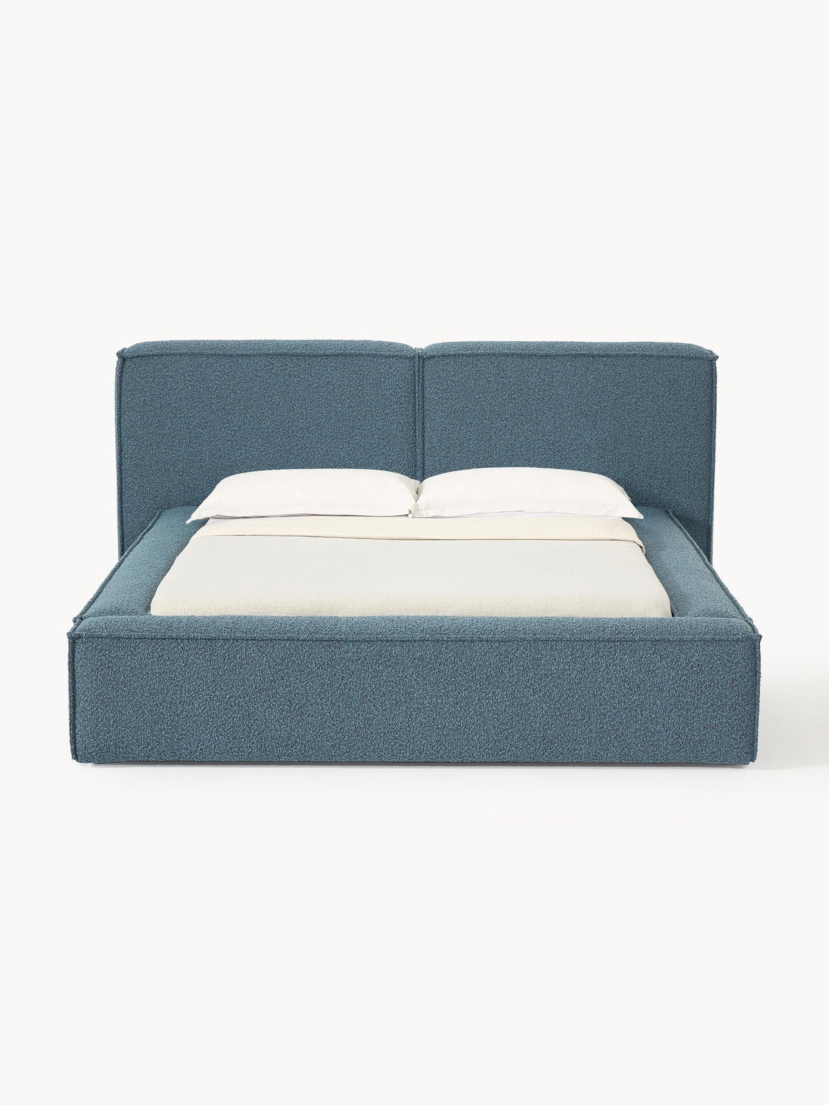 Lennaster Bouclé Upholstered Bed