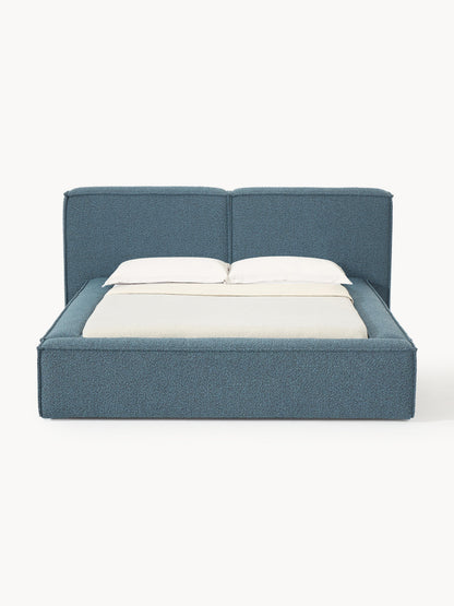 Lennaster Bouclé Upholstered Bed