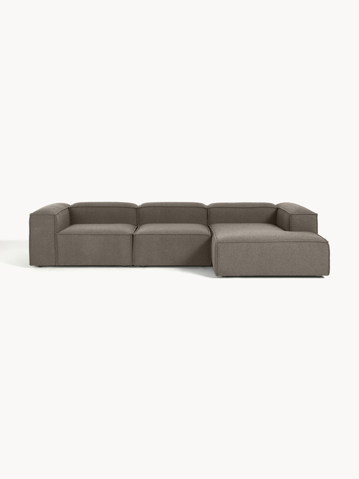 Lennaster Modular Bouclé Corner Sofa (4-Seater)