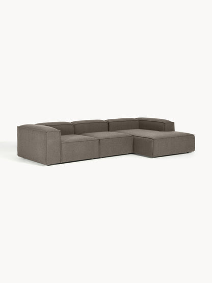 Lennaster Modular Bouclé Corner Sofa (4-Seater)