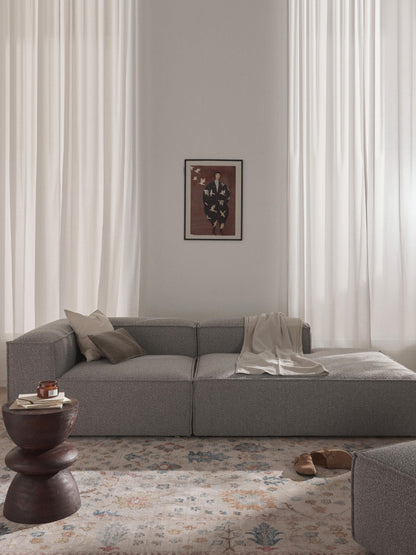Lennaster Modular Bouclé Ottoman