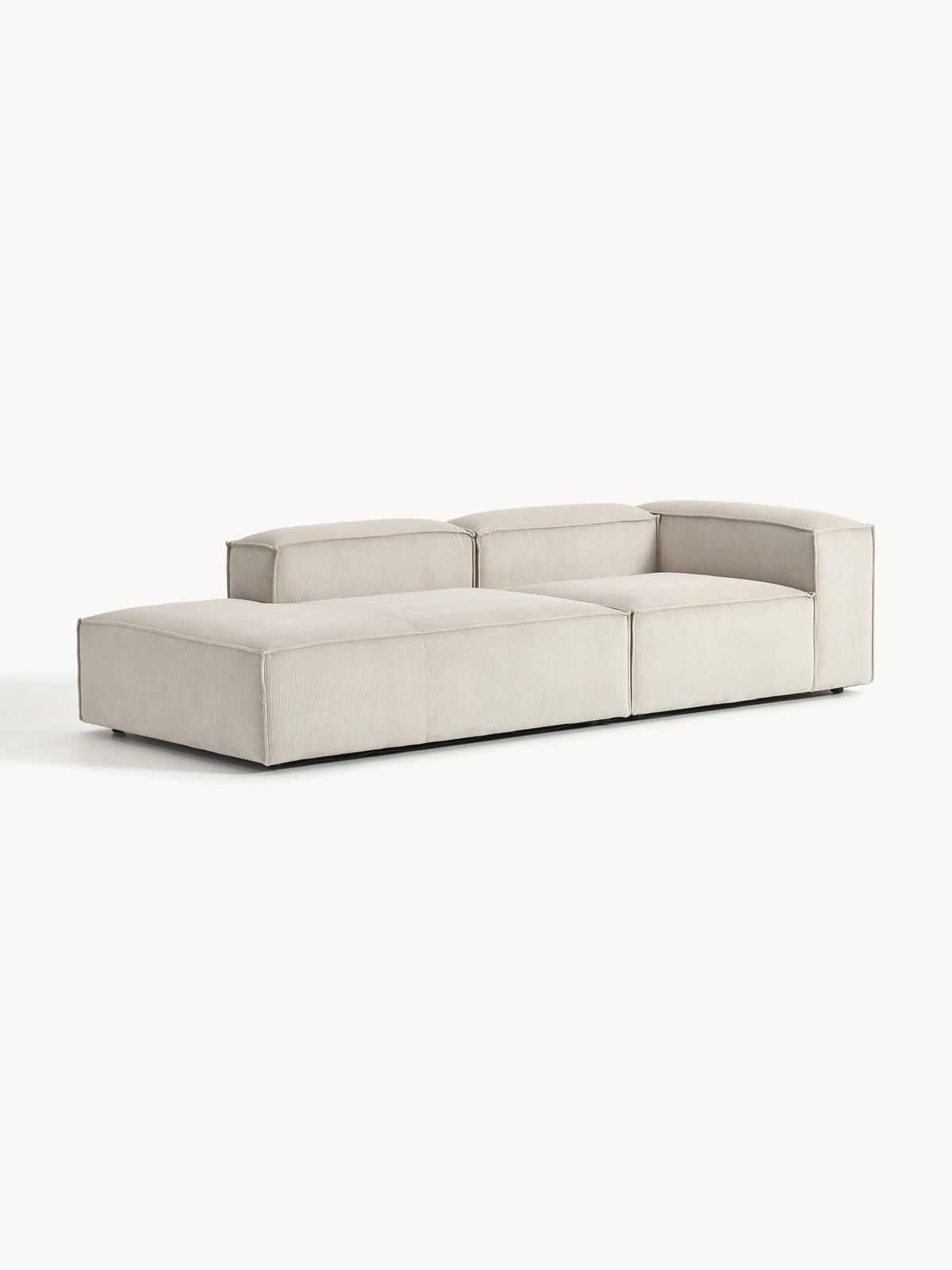 Lennaster Modular Corduroy Ottoman