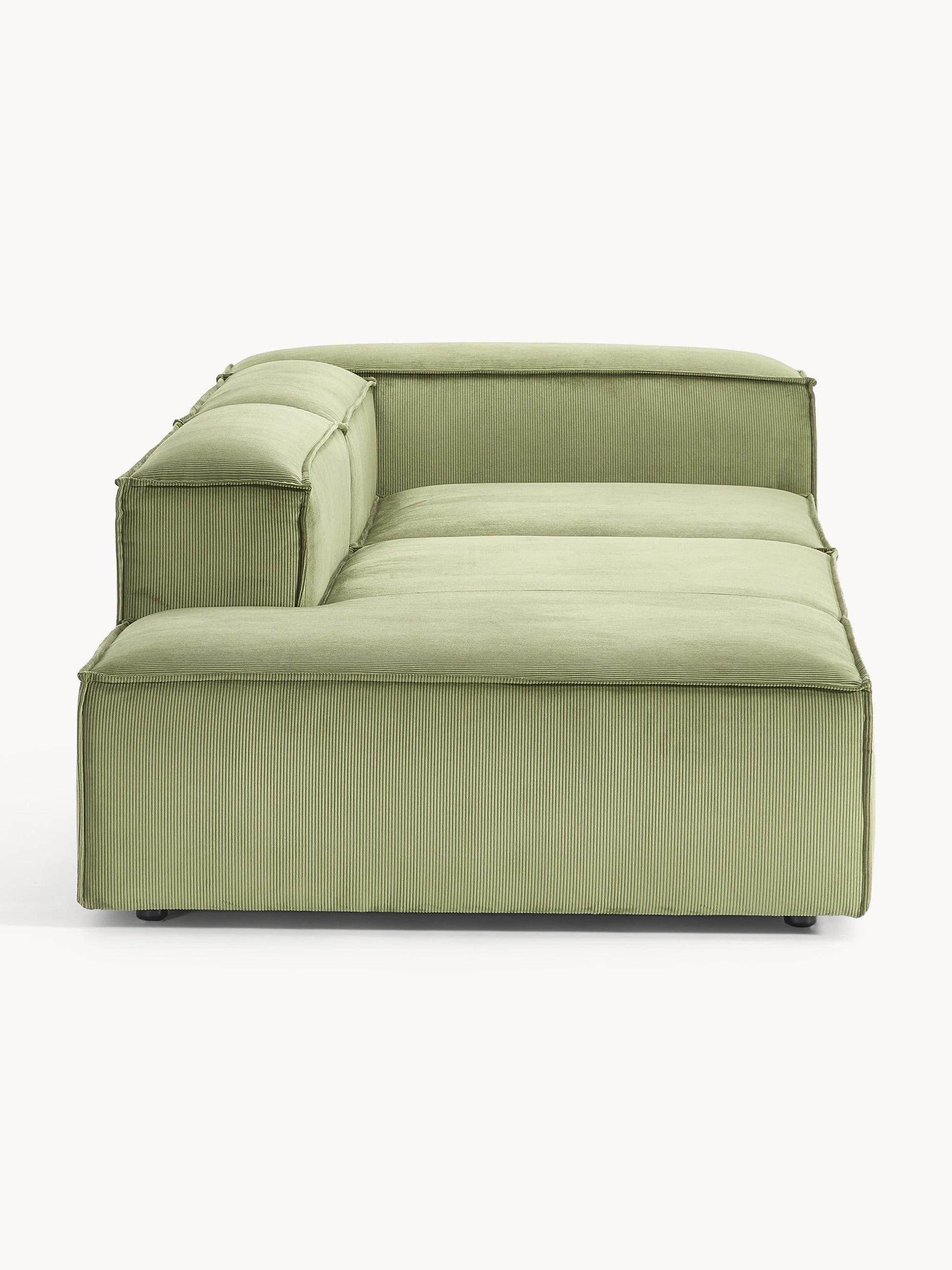 Lennaster Modular Corduroy Ottoman