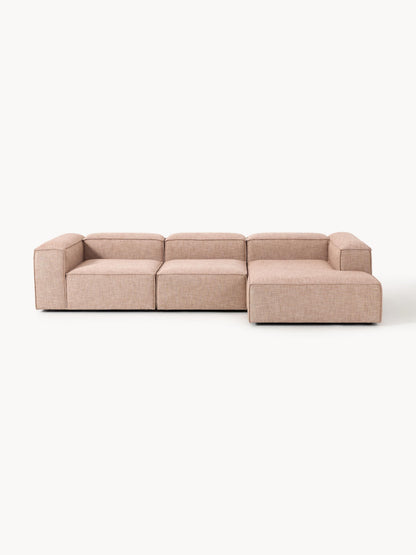 Lennaster Modular Corner Sofa (4-Seater) in Linen Blend