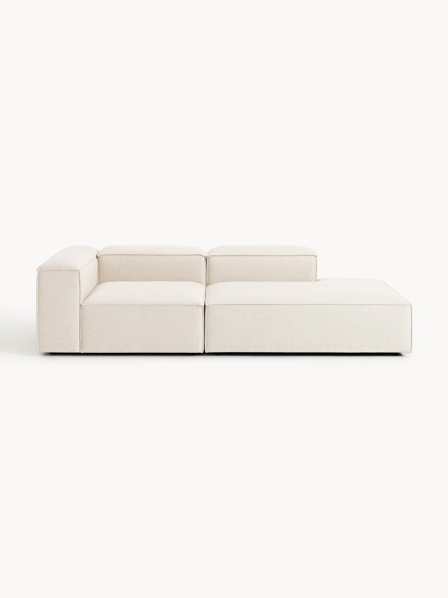 Lennaster Modular Ottoman in Linen Blend