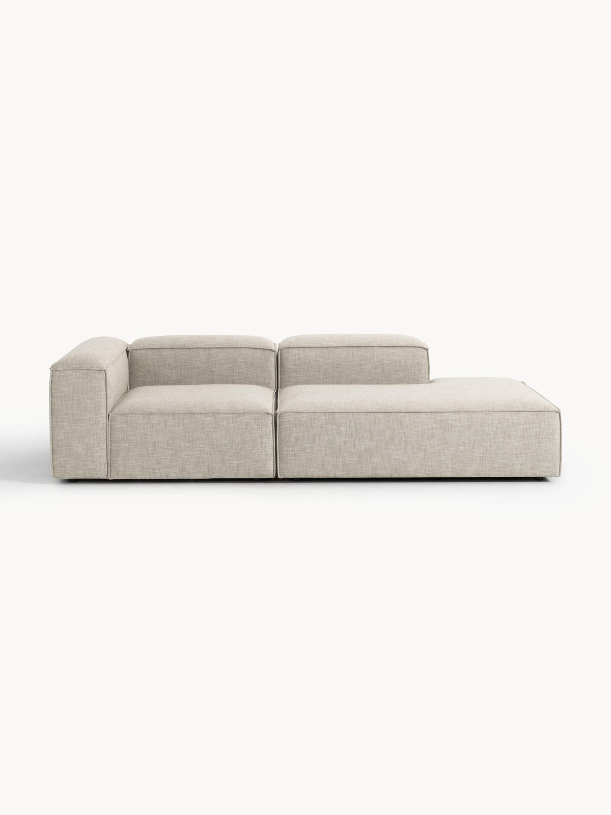 Lennaster Modular Ottoman in Linen Blend