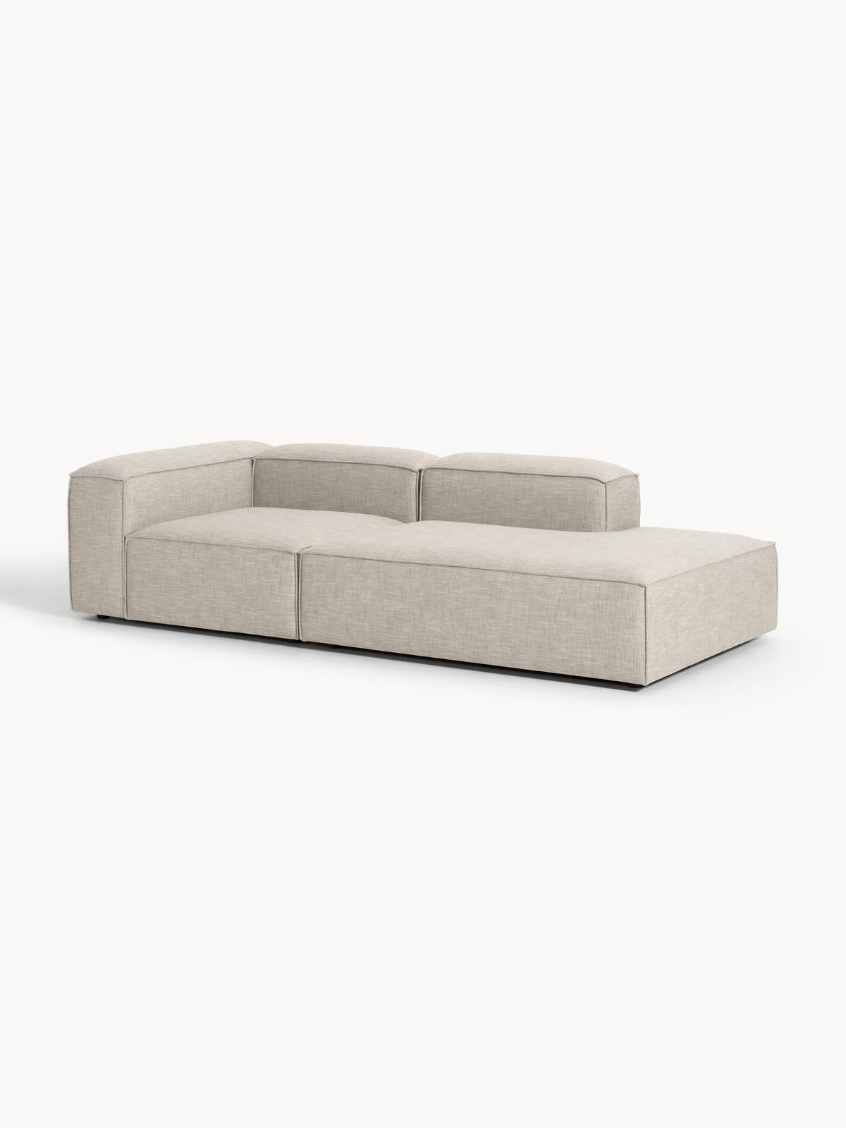 Lennaster Modular Ottoman in Linen Blend