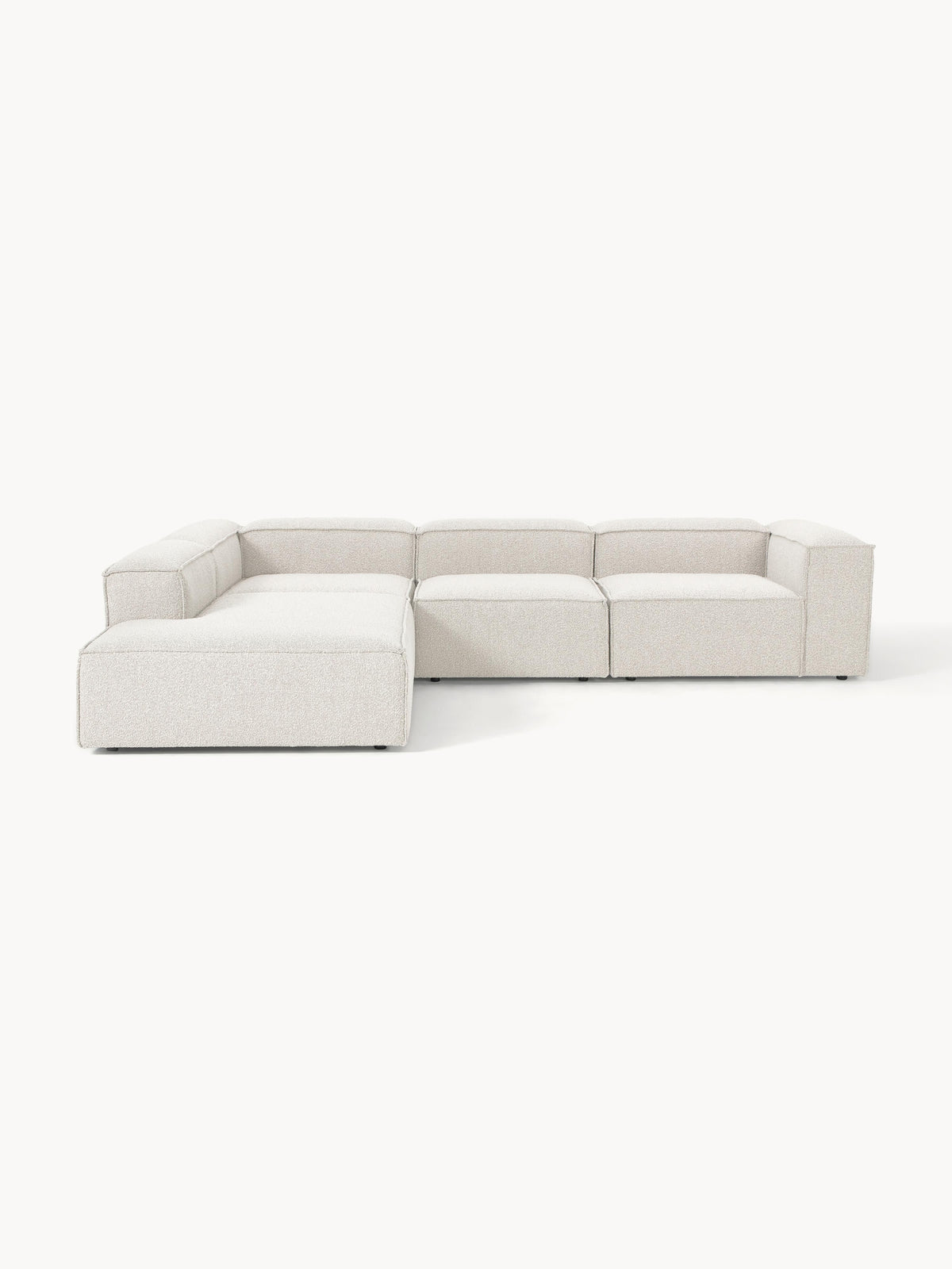 Lennaster Modular XL Bouclé Corner Sofa (4-Seater)