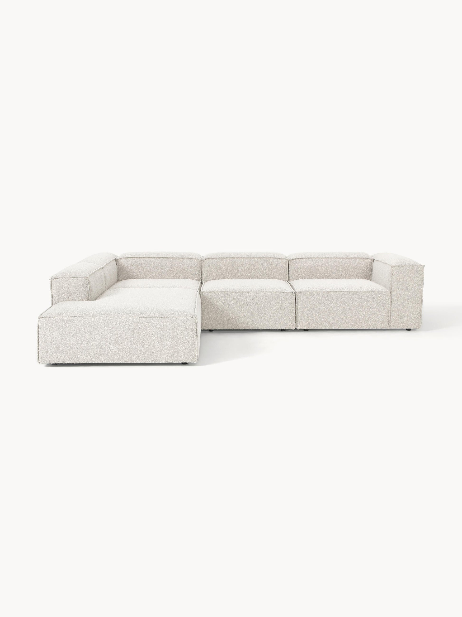 Lennaster Modular XL Bouclé Corner Sofa (4-Seater)