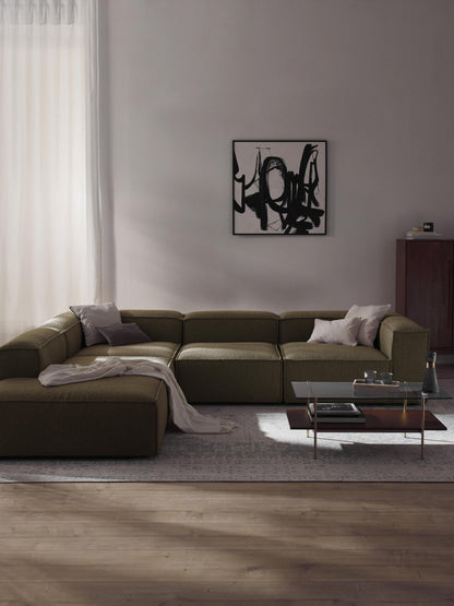 Lennaster Modular XL Bouclé Corner Sofa (4-Seater)