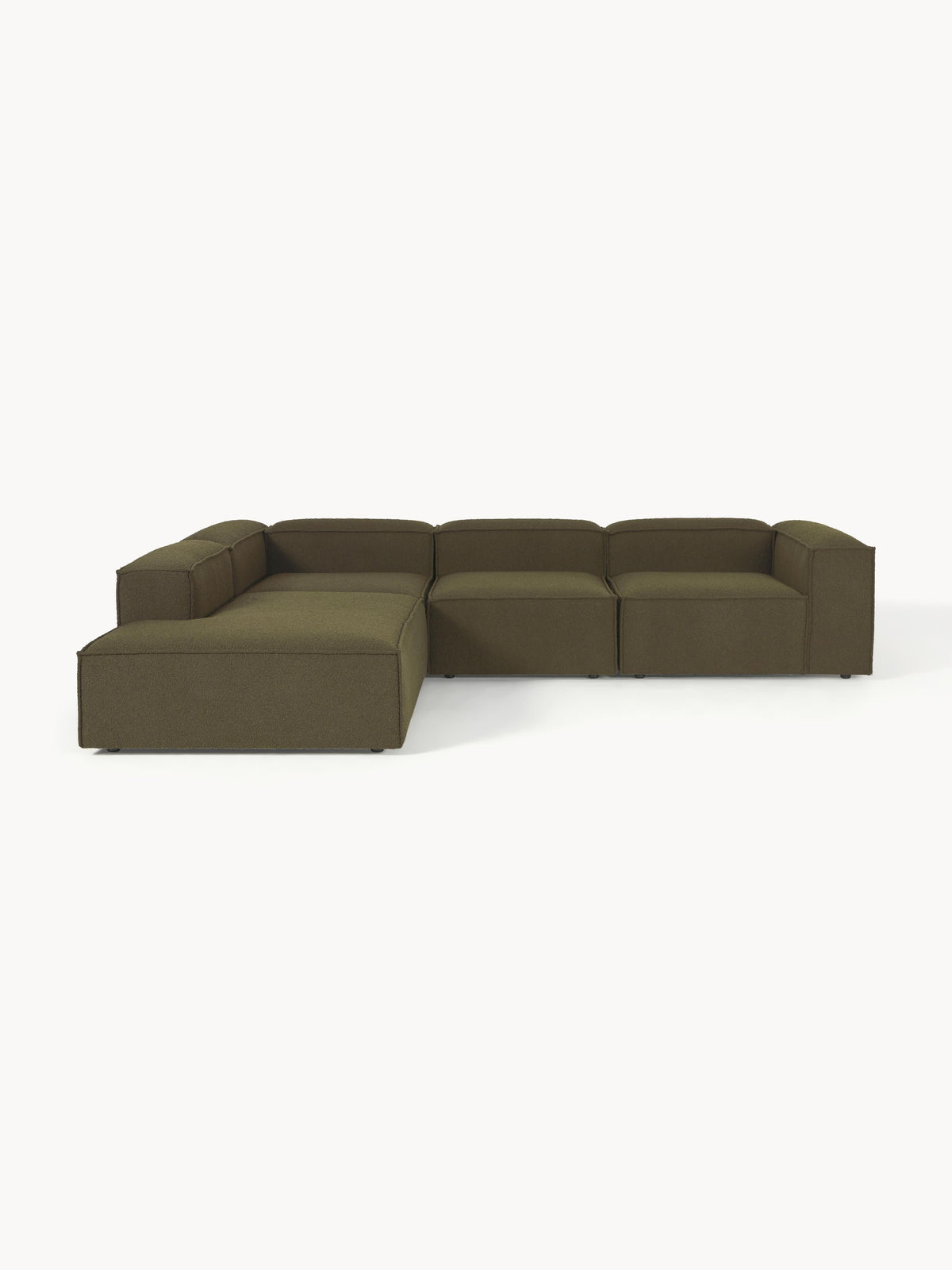 Lennaster Modular XL Bouclé Corner Sofa (4-Seater)