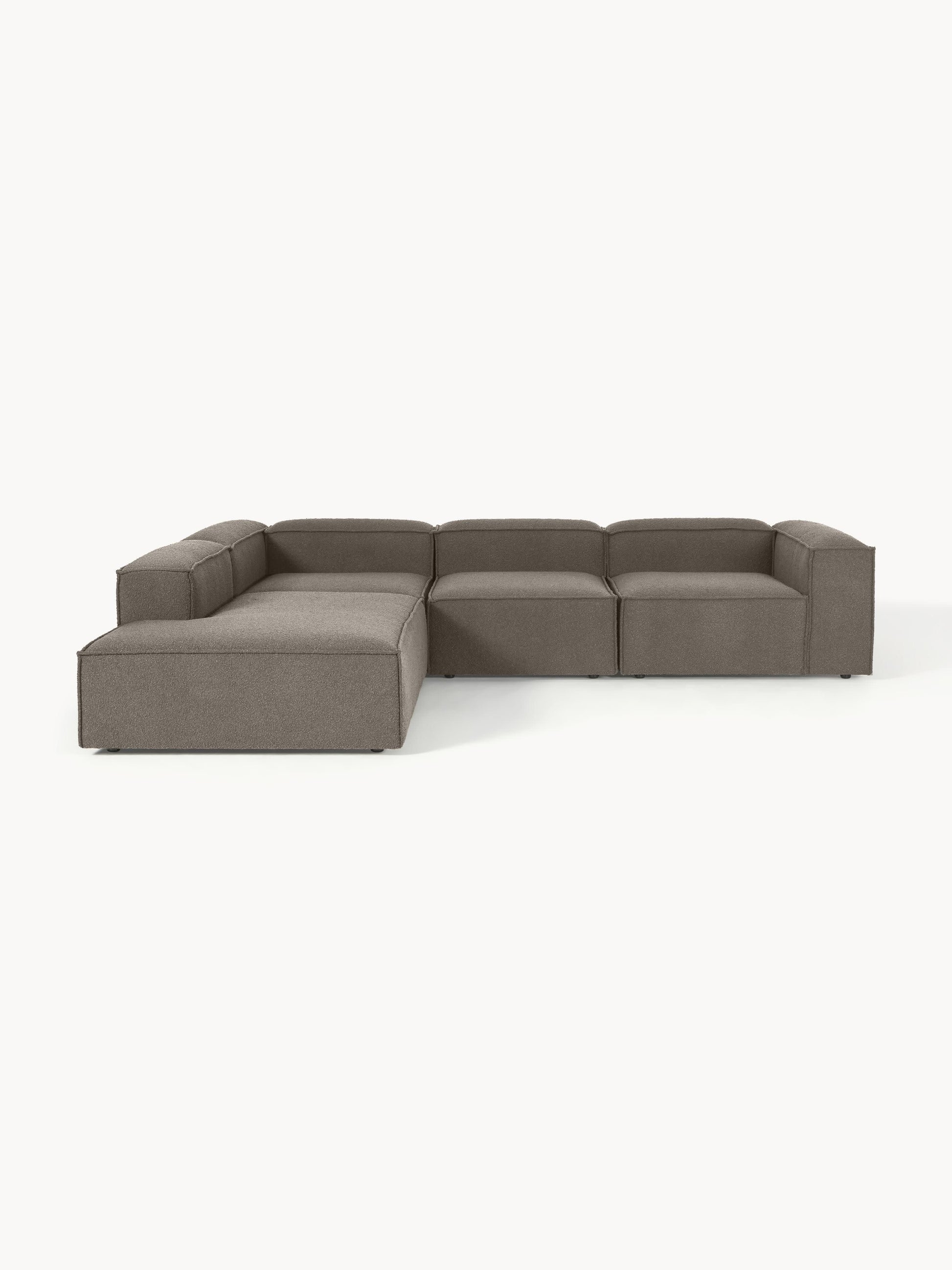 Lennaster Modular XL Bouclé Corner Sofa (4-Seater)