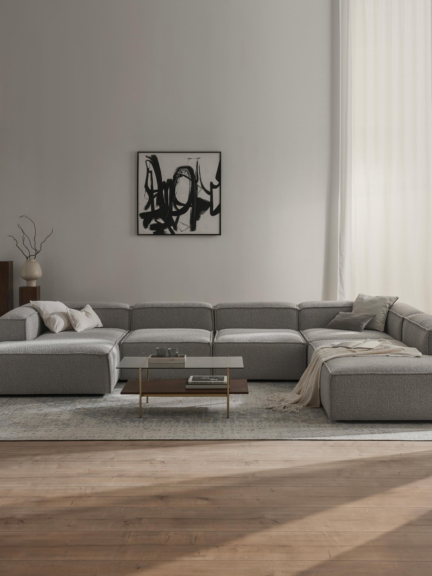 Lennaster Modular XL Bouclé Sofa
